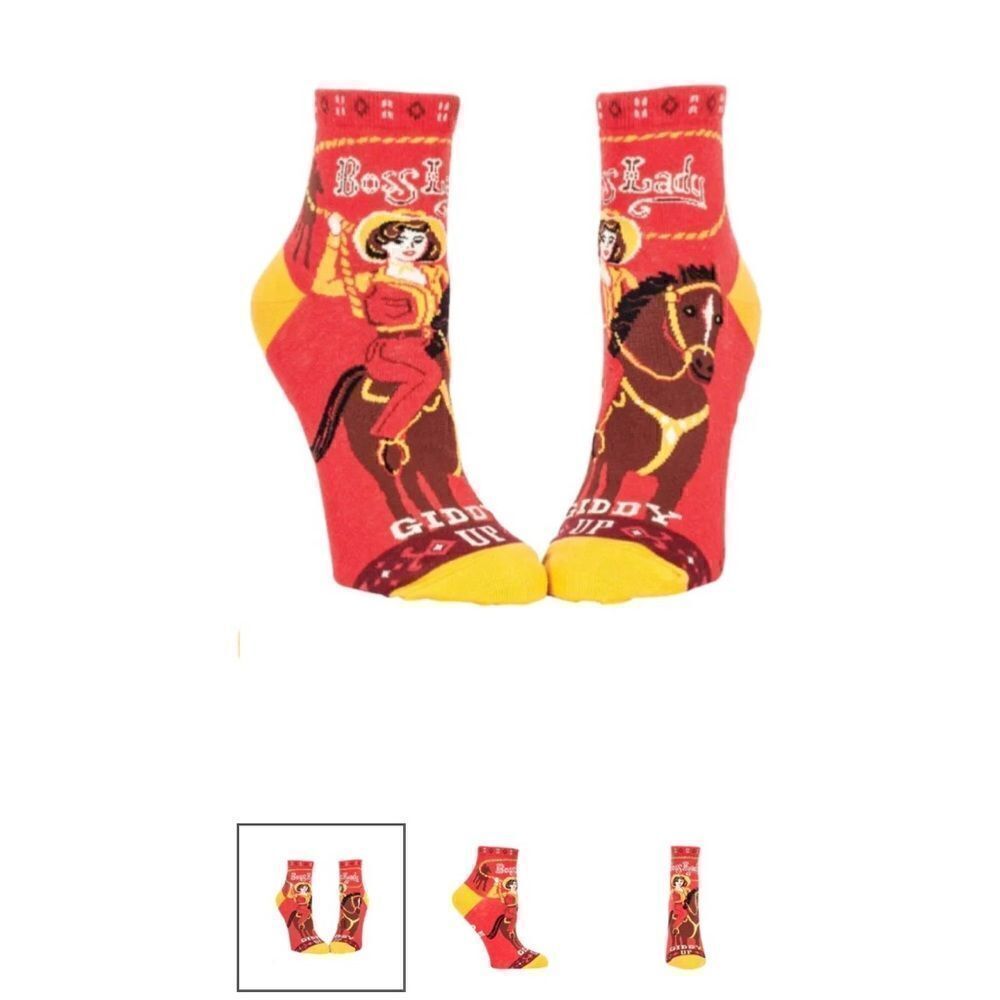 BLUE Q
NWT Boss Lady Ankle Socks - Women’s Go Get EM